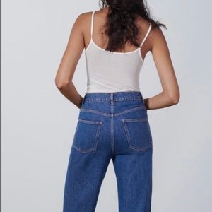 Zara 90’s full length blue jeans